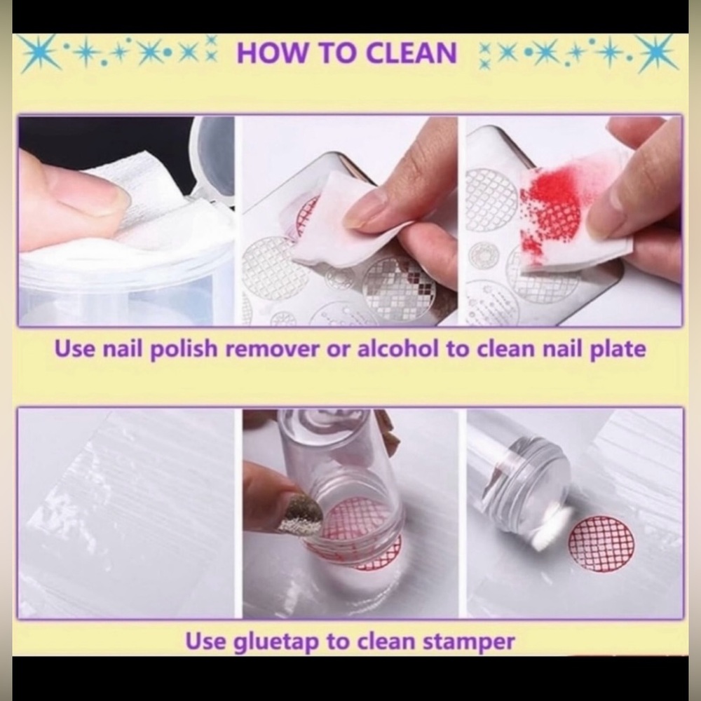 $5~CHARACTER NAIL STAMPING PLATE~STAINLESS/PLASTIC BASE~NEW~$5 IF BUNDLED WITH 3 - Picture 10 of 16